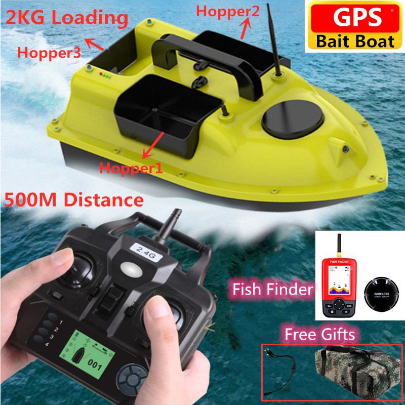 Fishing Boat Gps - GPS 500m 2KG Carico 2.4G Bait