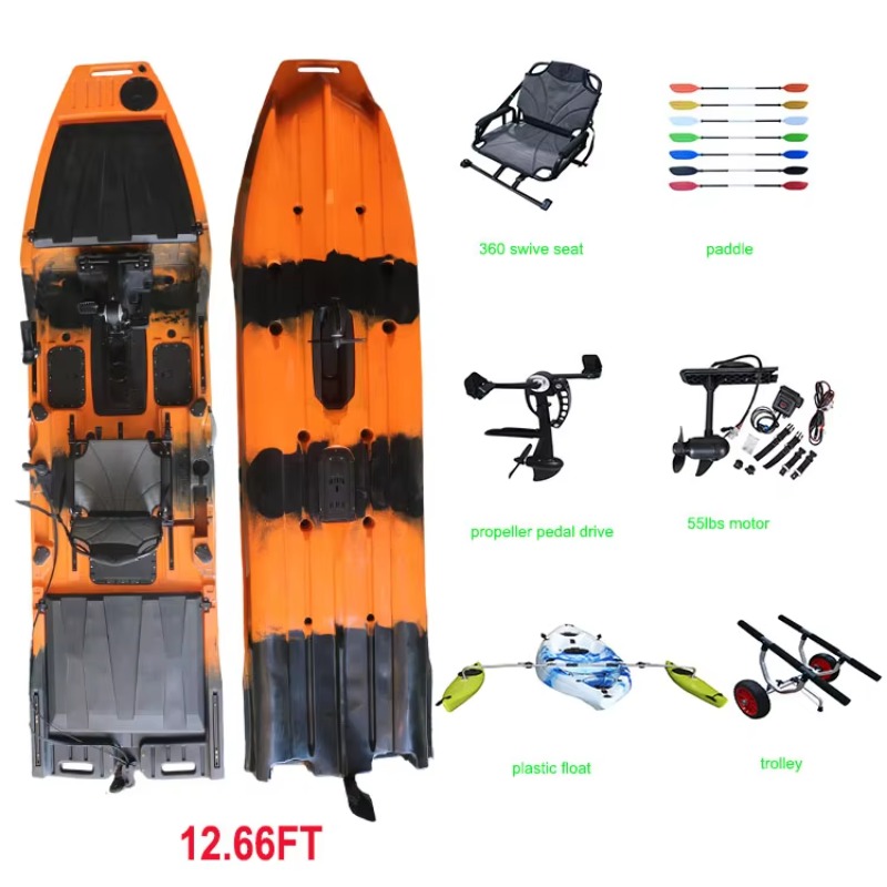 Kayak Singolo Vicking 12.6FT c - Fishing Boat Trolling Motor recensione e prezzo