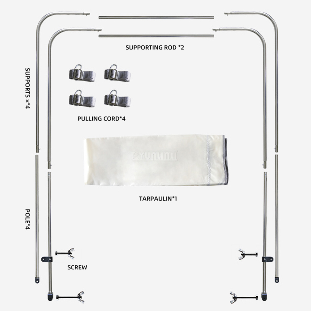 Tendalino Parasole per Gommone - Fishing Boat Fiberglass recensione e prezzo